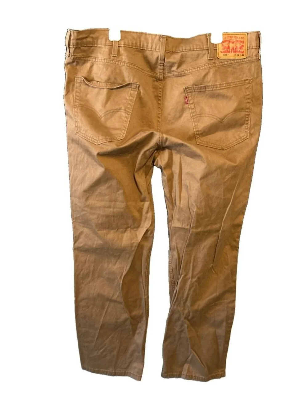 LEVI STRAUSS Men’s 541 Athletic Fit Stretch Cotton Denim Jeans 42x32 Brown 18181
